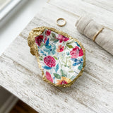 Wildflower Oyster Shell Jewelry Dish