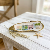 Rainbow Row Oyster Shell Dish