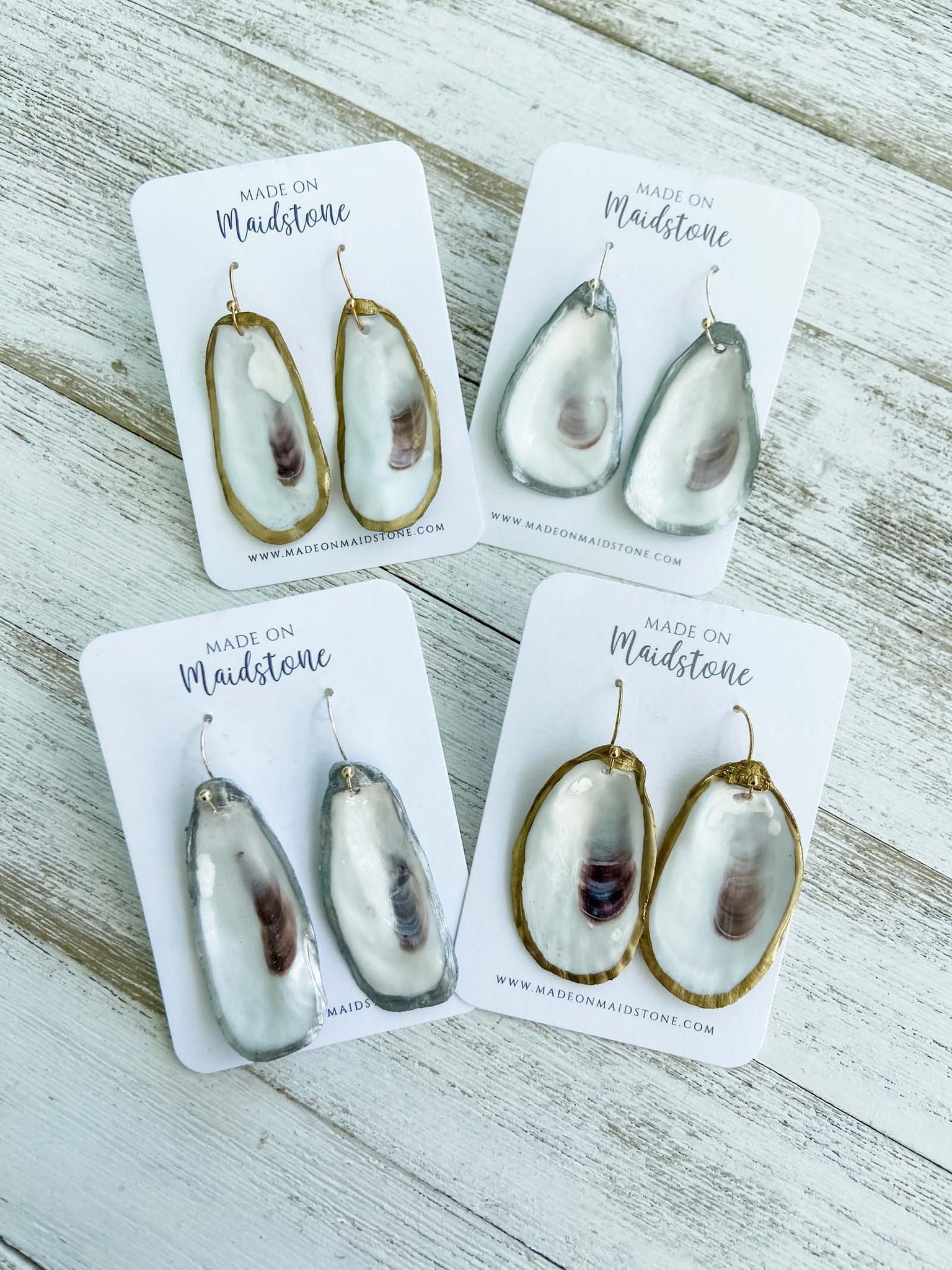 Oyster Shell Earrings image 0