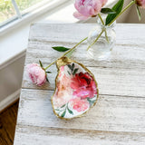 Peony Dot Oyster Shell Ring Dish