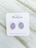 Easter Egg Studs - Purple image