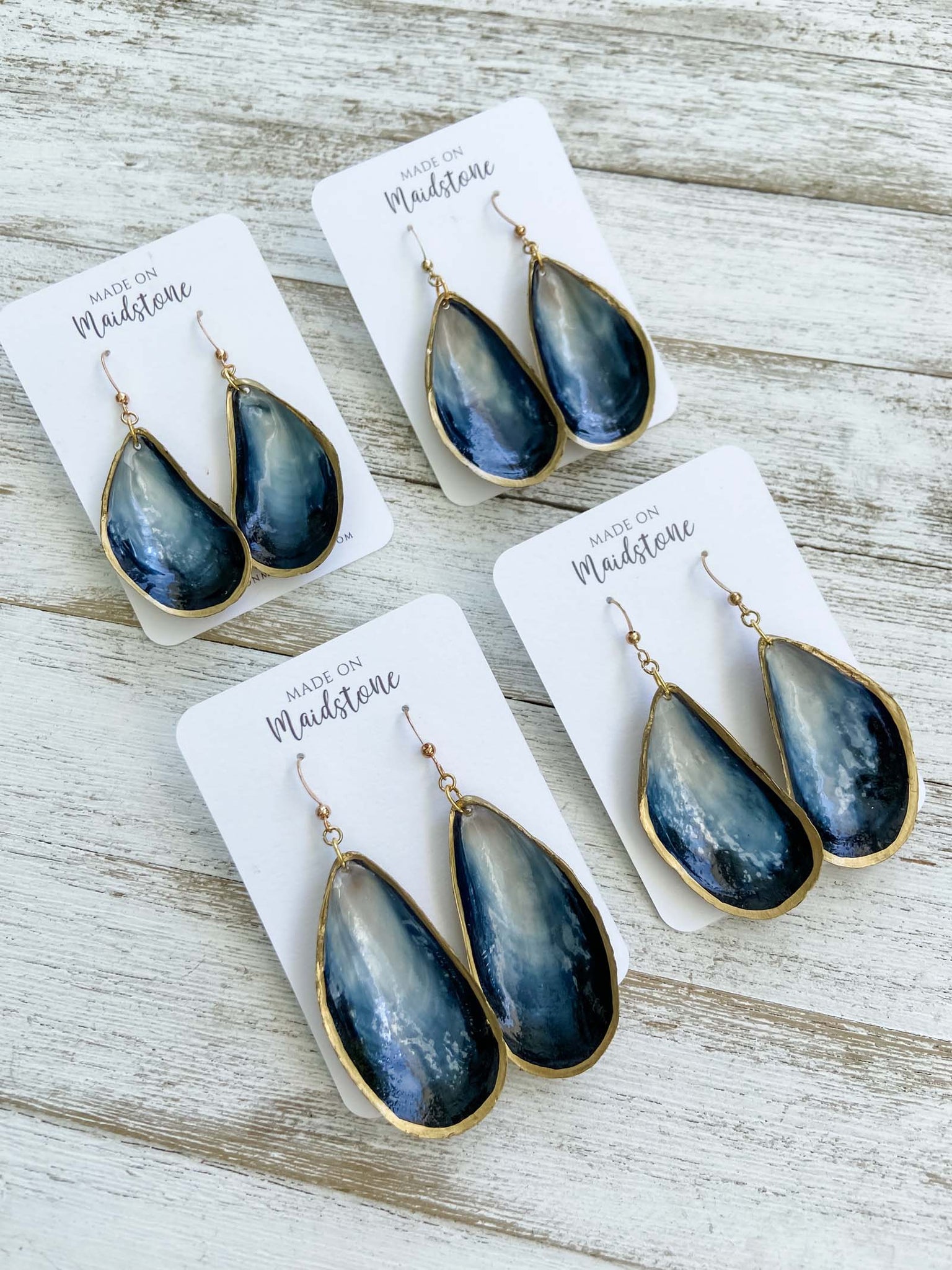 Mussel Shell Earrings image 1