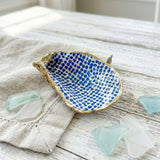 Polka Dot Oyster Shell Jewelry Dish