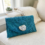 Priano Oyster Shell Clutch