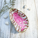 Tiger Oyster Shell Jewelry Dish