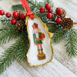 Nutcracker Oyster Shell Ornament
