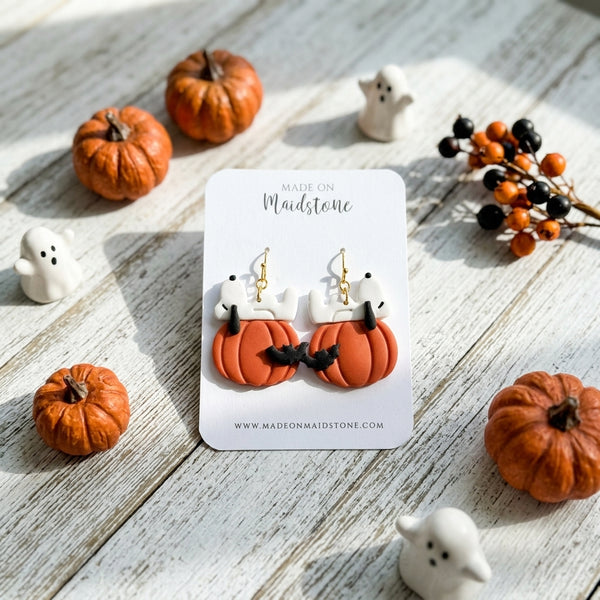 Spooky Beagle Earrings