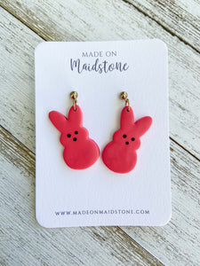 Marshmallow Bunny Earrings image 4