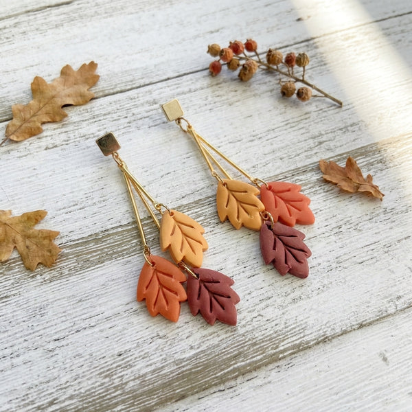 Fall Leaf Earrings