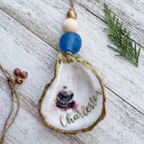 Charleston Gilded Oyster Ornament