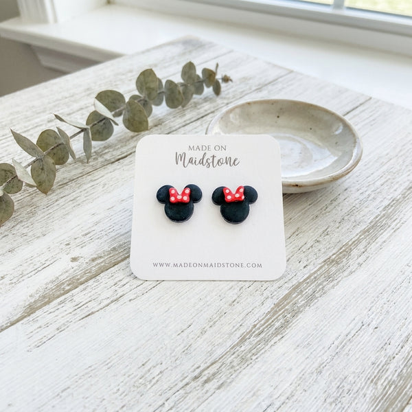 Girl Mouse Studs