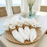Oyster Shell Napkin Rings