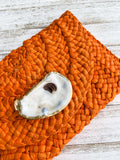 Multi-Colored Oyster Shell Clutch image 8