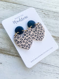 Leopard Pendant Earrings image 1