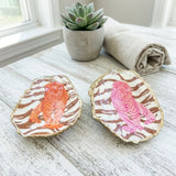 Tiger Oyster Shell Jewelry Dish