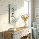 Oyster Pineapple Welcome Sign
