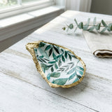 Botanical Oyster Shell Jewelry Dish
