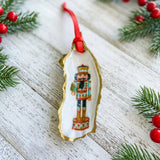 Nutcracker Oyster Shell Ornament
