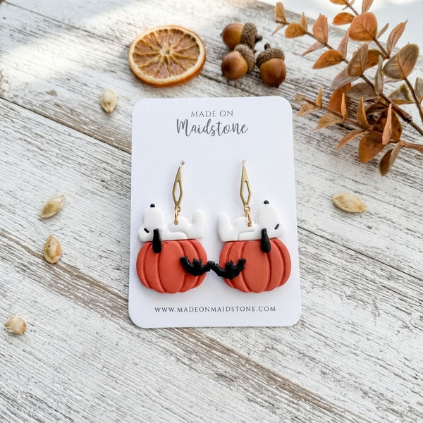 Spooky Beagle Earrings