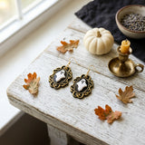 Gothic Ghost Frame Earrings