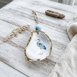 Blue Heron Oyster Ornament