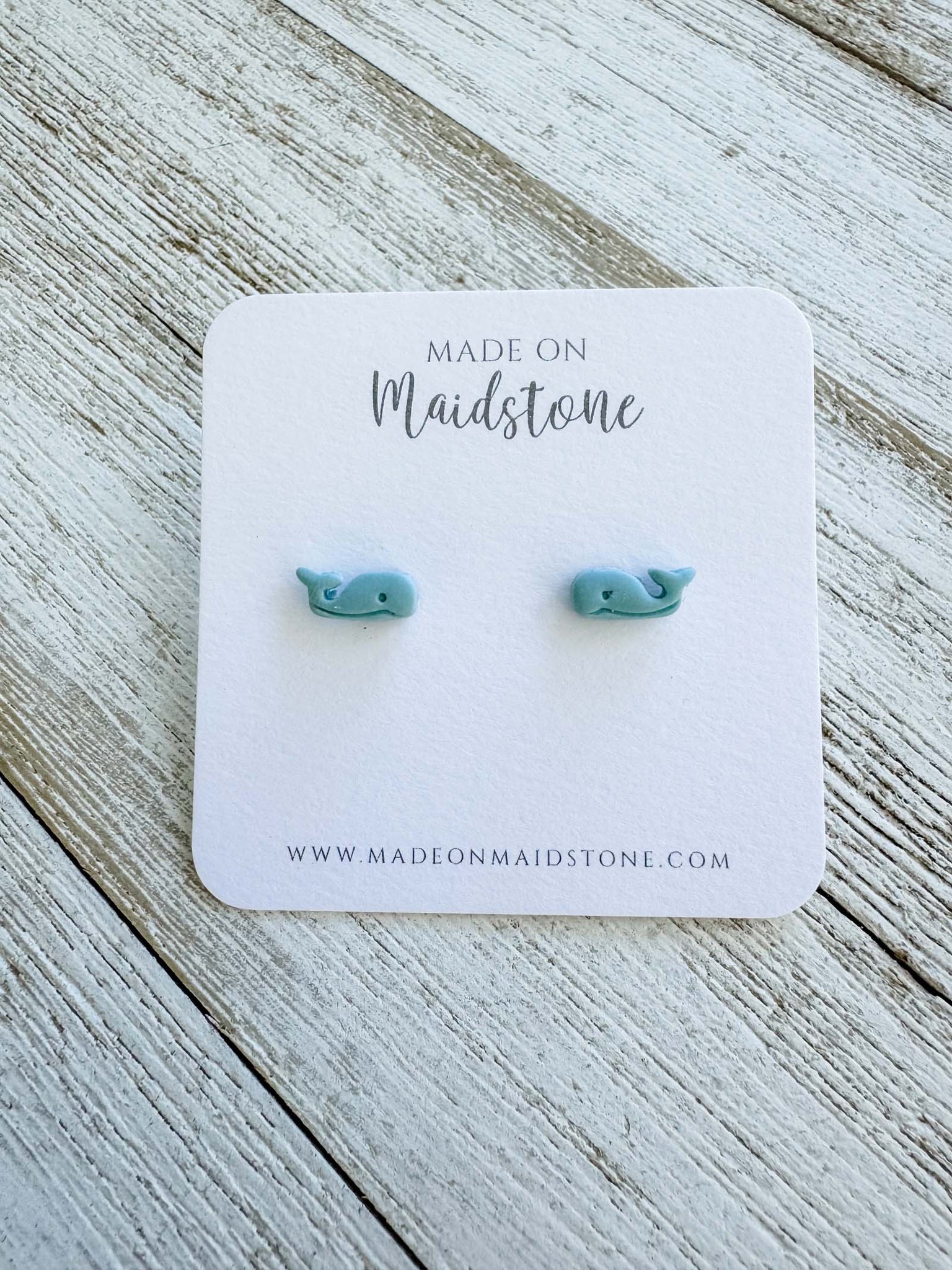 Mini Whale Studs image 0