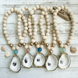 Oyster Shell Blessing Beads