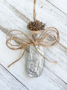 Oyster Shell Angel Ornament image 4