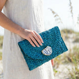 Priano Oyster Shell Clutch