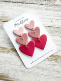 Tiered Heart Earrings image 3