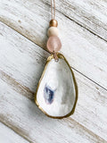 Gilded Oyster Shell Ornament - Coastal Collection image 5
