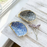 Polka Dot Oyster Shell Jewelry Dish