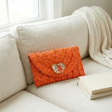 Tiger Oyster Shell Clutch