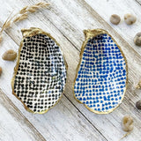 Polka Dot Oyster Shell Jewelry Dish