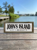 John's Island GPS Coordinates Sign image 0