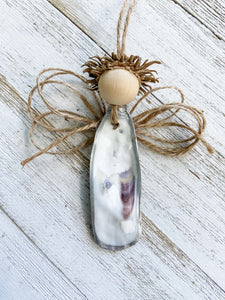 Oyster Shell Angel Ornament image 3