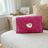 Pink Oyster Shell Clutch