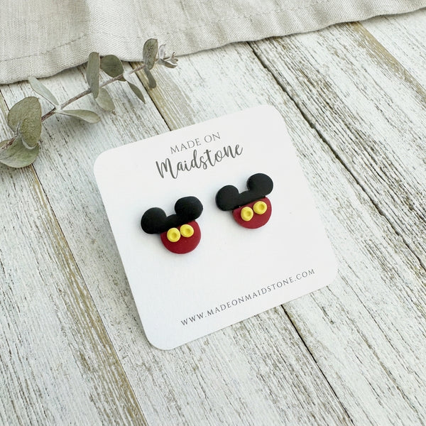 Boy Mouse Studs