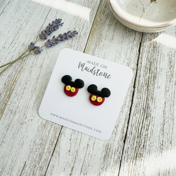 Boy Mouse Studs