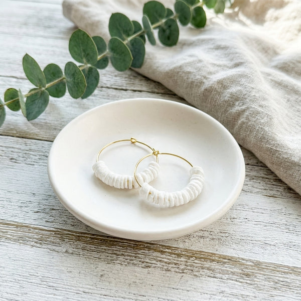 Sun & Shell Hoops