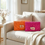 Tiger Oyster Shell Clutch