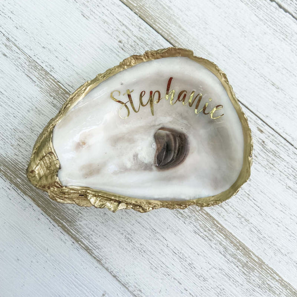 Personalized Oyster Shell with Name image 0