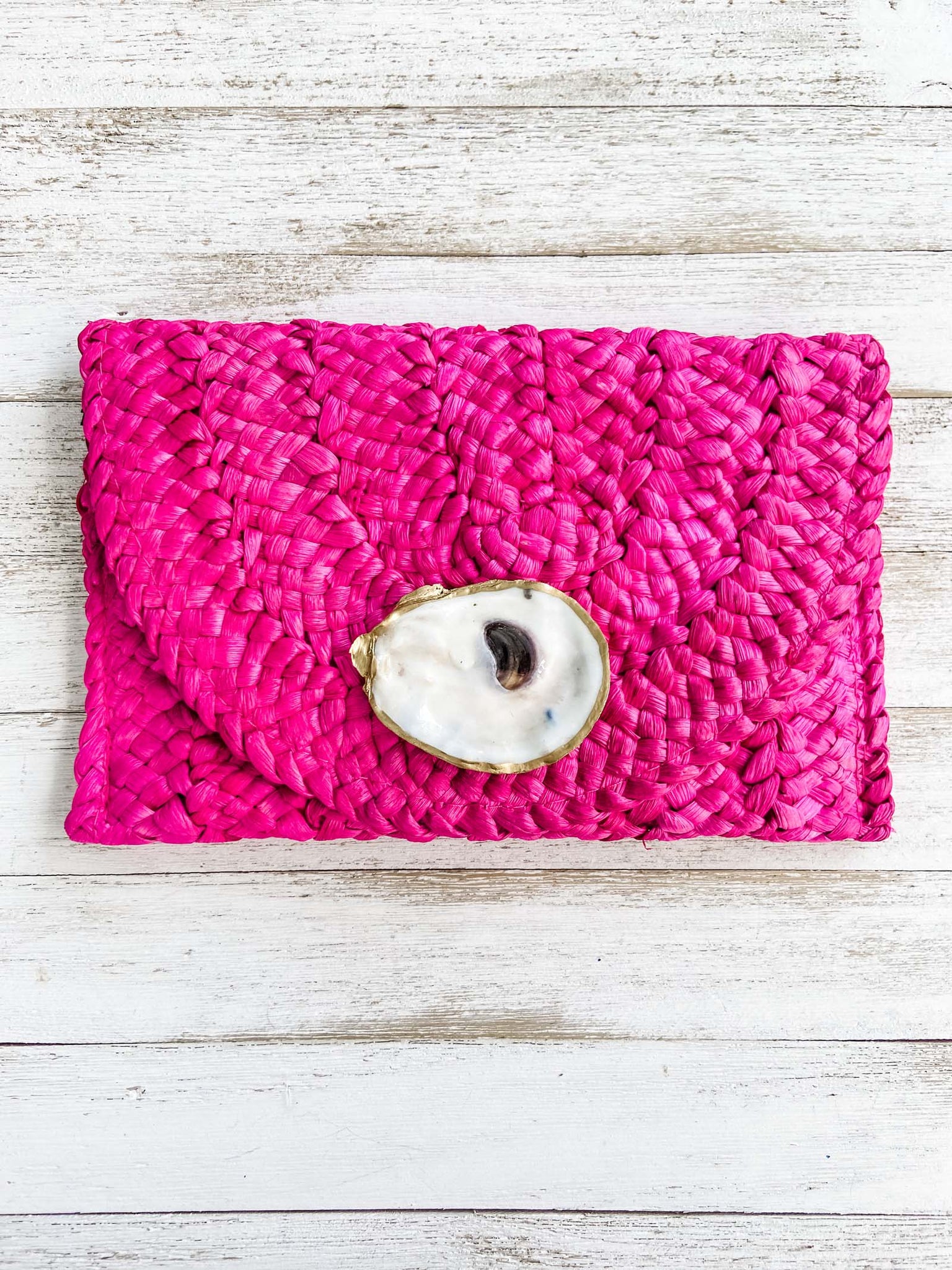 Multi-Colored Oyster Shell Clutch image 9