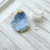 Fretwork Oyster Shell Jewelry Dish