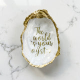 The World is Your Oyster Jewelry Dish