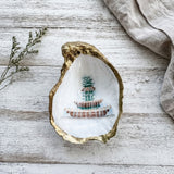 Pineapple Fountain Oyster Shell Jewelry Dish
