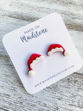Santa Hat Studs image 1