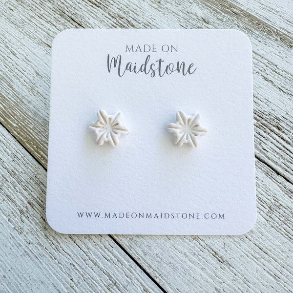 Snowflake Studs image 0