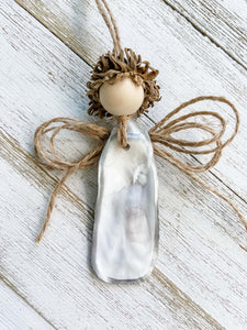 Oyster Shell Angel Ornament image 12