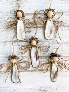 Oyster Shell Angel Ornament image 6